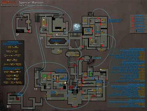 Resident Evil (2002) | Mansion Map by VGCartography on DeviantArt