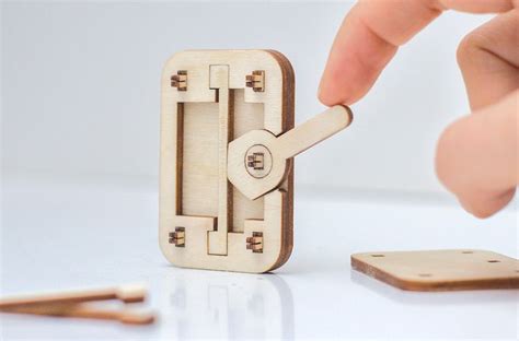 Clicky Toggle Switch - Made from Wood only - Maker Design Lab