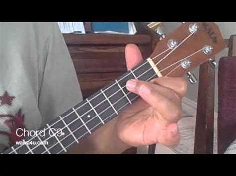 Ukulele Chord C9. Chords ukulele - YouTube