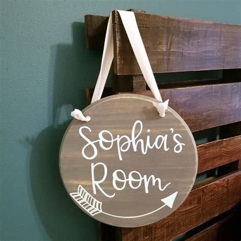 Personalized bedroom door sign! Check them out on my etsy shop! Sweet ...