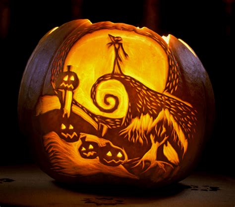 Halloween nightmare before christmas pumpkin carving GIF on GIFER - by Malazan