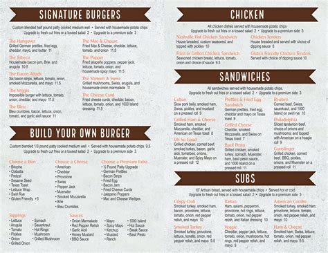 Menu 1 Test - BG Burgers