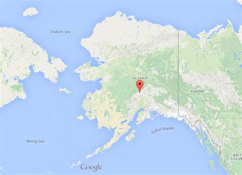 Where is Mount McKinley on map Alaska