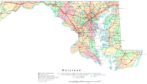 Printable Map Of Maryland Counties - Printable Word Searches