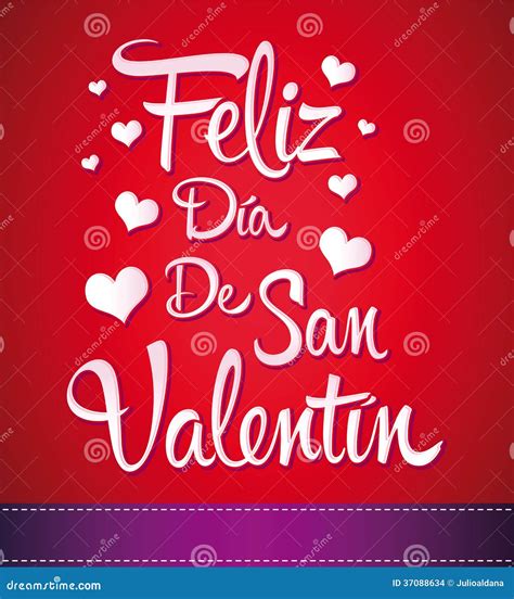 Feliz Dia De San Valentin Imagens de Stock - Imagem: 37088634