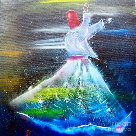 Whirling Dervish Painting by Gulzar Boghani - Fine Art America