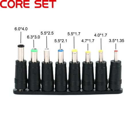 8pcs/Set 5.5x2.1mm Universal Male Jack dc connector For DC Plugs AC Power Adapter Computer ...