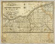 Map Of The Western Reserve Including the Fire Lands In Ohio. Published By Allen Taylor, Nelson ...