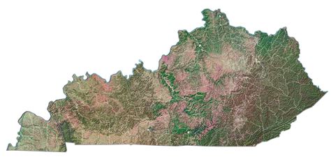 Map of Kentucky - Cities and Roads - GIS Geography