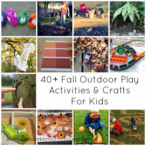 40+ Fall Outdoor Play Activities for Kids