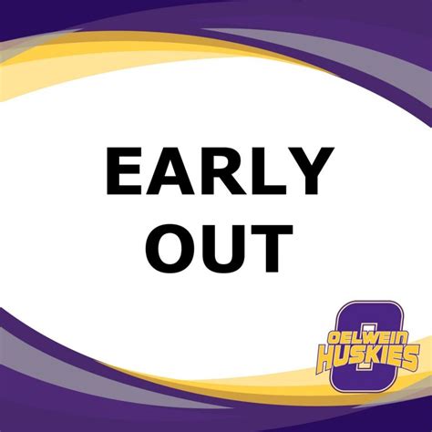 Early Out Friday! - Oelwein Community School District