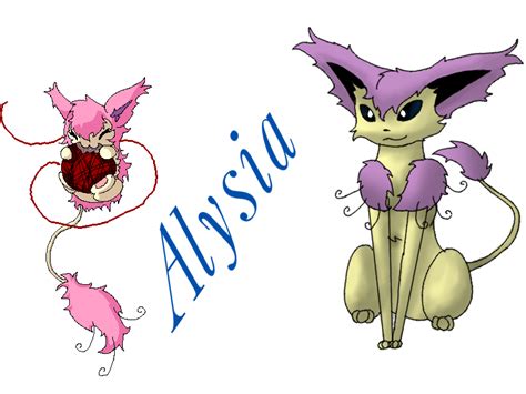 Alysia the skitty + evolution by PeaceArt79 on DeviantArt