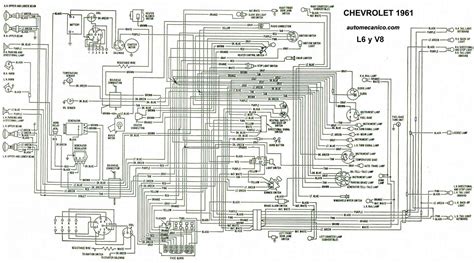 diagrama electrico 1961 mecanica automotriz