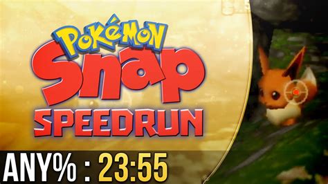 Pokemon Snap Any% Speedrun in 23:55 - YouTube