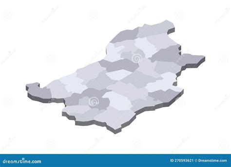 Bulgaria Political Map of Administrative Divisions Stock Illustration ...