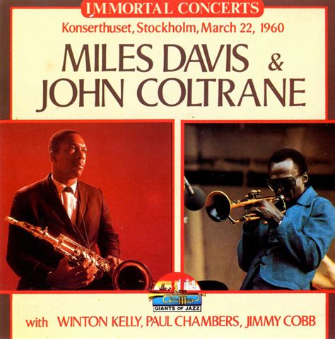 Miles Davis & John Coltrane - Konserthuset, Stockholm, March 22, 1960 (1990, CD) | Discogs