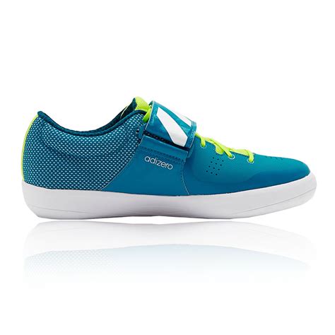 Adidas Adizero Shotput Mens Blue Track Field Sports Shoes Trainers ...