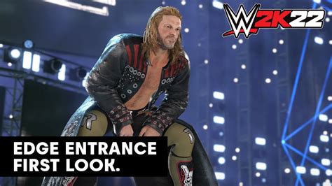 FIRST LOOK! WWE 2K22: Edge Entrance And UPDATED Model Revealed! - YouTube