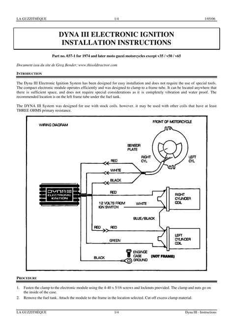 Dyna 2000 Ignition Wiring Diagram - Wiring Diagram and Schematics