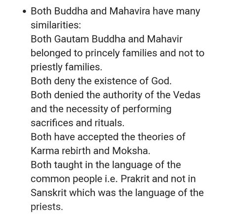 d. Write two similarities in the ways by which the Buddha and Mahavira ...