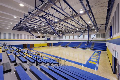 Eastern Guilford HS Gym Bleachers - Barnhill Contracting Company