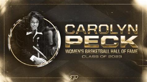 Carolyn Peck Enshrined in Women's Basketball Hall of Fame - Purdue ...