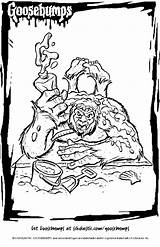 Free Printable Goosebumps Coloring Pages sketch template