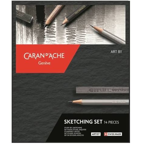 Art By Caran D'Ache Mixed Drawing and Sketching Sets | Jerry's Artarama