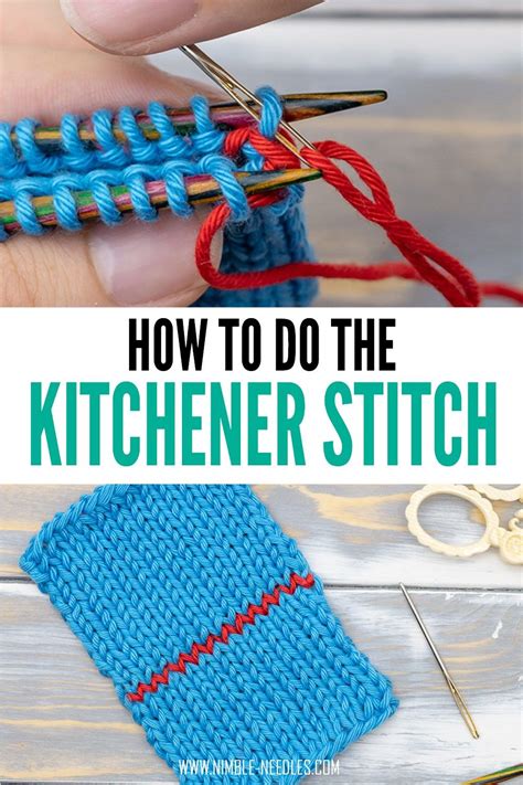 A step by step tutorial on how to do the kitchener stitch. a super easy and invisible w ...