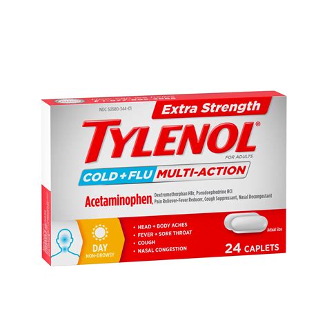 Tylenol® Extra Strength Cold & Flu Multi-Action Daytime | TYLENOL®