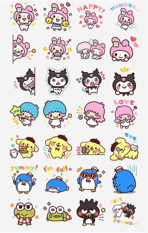 Cute Sanrio Characters | Cute Doodles, Stickers, and Drawings