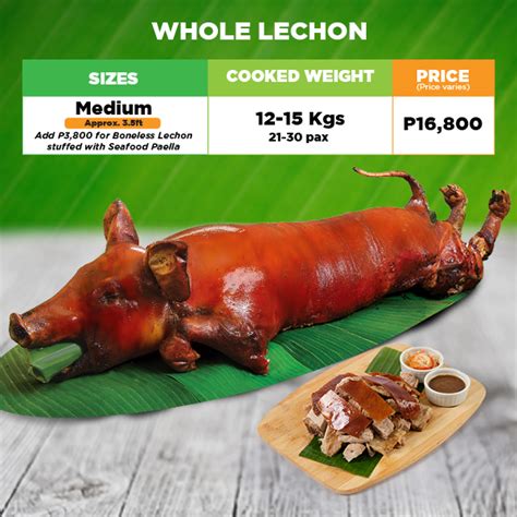 Lechon Baboy, Whole Lechon | Lydias Lechon