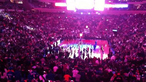 New York Knicks Starting Lineup Introductions - YouTube