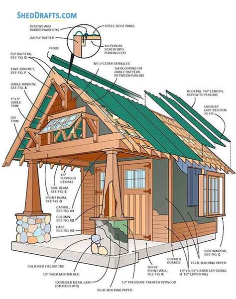 10×10 Two Storey Shed With Loft Plans