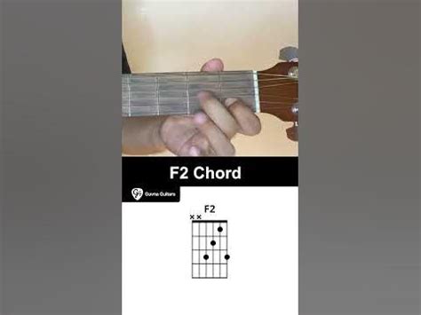 How To Play The F2 Chord On Guitar - Guvna Guitar - YouTube