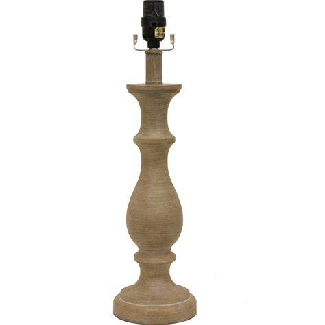 Mainstays Light Wood Finish Lamp Base with CFL Bulb - Walmart.com ...