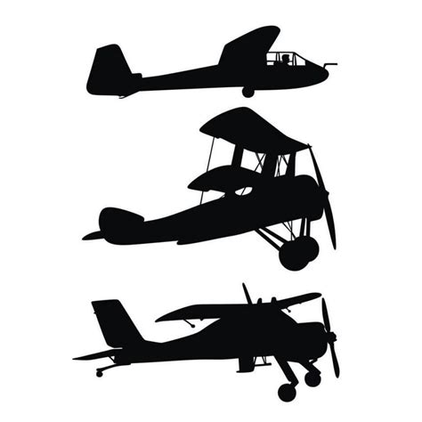 Airplane silhouettes | CRAFTSMANSPACE