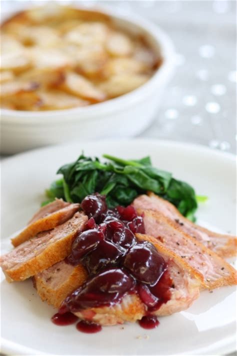 Roast Duck Breast with Cherry Sauce - Supanet