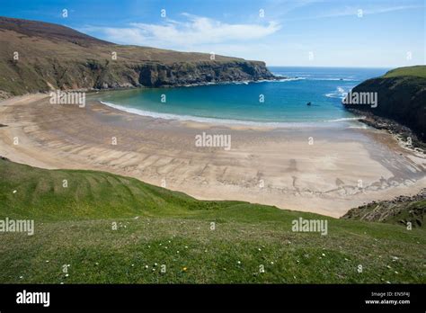 The Silver Strand beach in Glencolmcille, Co. Donegal, Ireland Stock Photo - Alamy