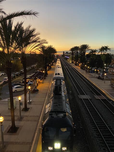 Fullerton train station at sunset : r/orangecounty