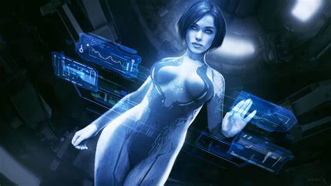 Halo 4 Cortana Hot Wallpaper