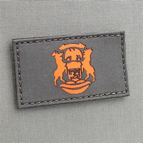 Michigan MI State Flag Laser Patch【BUILT TO LAST】