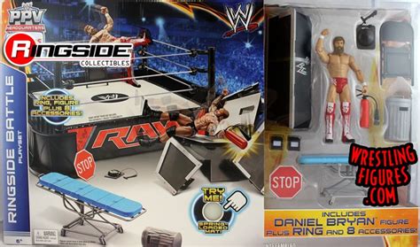 WWE Ringside Battle Playset w/ Daniel Bryan Figure | Ringside Collectibles