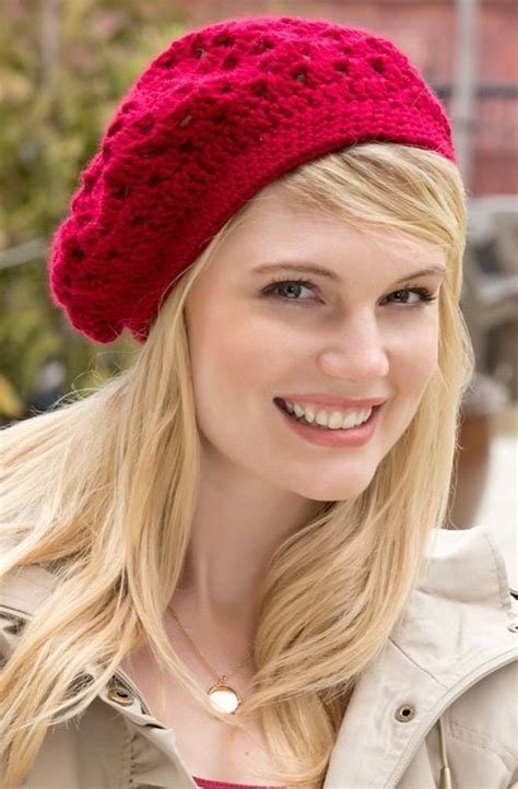 Bridgette Beret in Red Heart Soft Solids - LW3158 | Knitting Patterns | LoveKnitting | Crochet ...