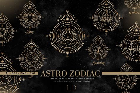 Astrology signs SVG/ Zodiac Sign SVG | Illustrations ~ Creative Market