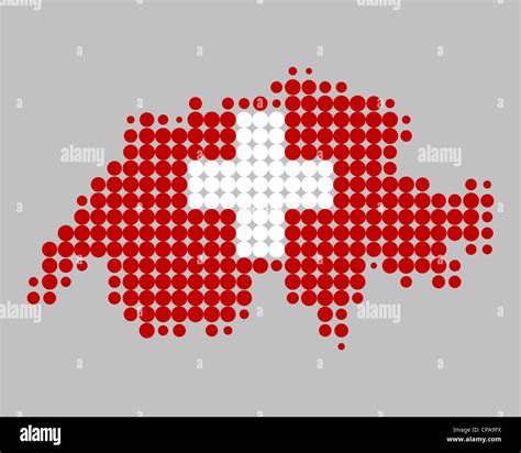 Map and flag of Switzerland Stock Photo - Alamy