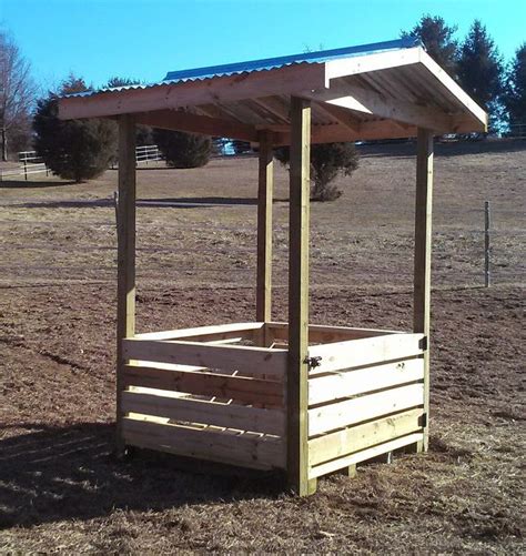 Horse Feeder Diy, Diy Hay Feeder, Hay Feeder For Horses, Horse Food, Horse Hay, Horse Farm Ideas ...