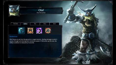 Olaf: Champion Spotlight | Gameplay - League of Legends - YouTube