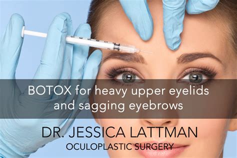 BOTOX for Heavy Upper Eyelid and Sagging Brows New York, NYC and Manhattan