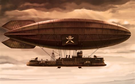 Steampunk Zeppelin | Steampunk airship, Steampunk ship, Steampunk illustration